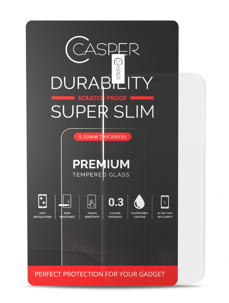 Casper Tempered Glass For iPhone X / XS / 11 Pro (Retail Pack) (Clear)