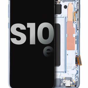 OLED Assembly With Frame For Samsung Galaxy S10e (Used OEM Pull: Grade B/C) (Prism Blue)