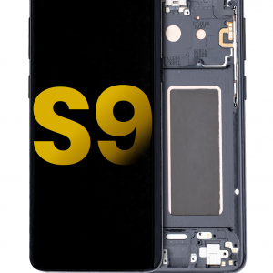 OLED Assembly With Frame For Samsung Galaxy S9 (Refurbished) (Midnight Black)
