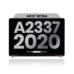 Complete LCD Screen Assembly For MacBook Air 13" A2337 (2020) (Used OEM Pull: Grade B) (Space Gray)