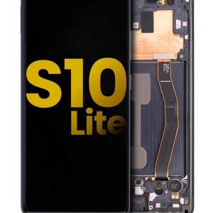 OLED Assembly With Frame For Samsung Galaxy S10 Lite (Refurbished) (Prism Black)
