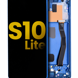 OLED Assembly With Frame For Samsung Galaxy S10 Lite (Refurbished) (Prism Blue)