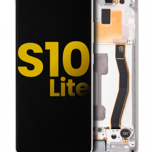 OLED Assembly With Frame For Samsung Galaxy S10 Lite (Refurbished) (Prism White)