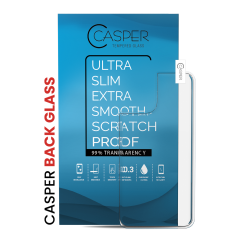 Casper Tempered Glass (Back Glass) For iPhone 12 Mini (10 Pack) (Clear)