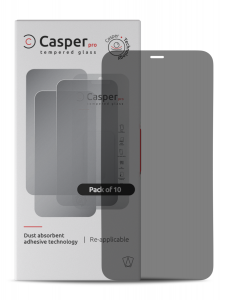 Casper Pro Tempered Glass For iPhone XR / 11 (10 Pack) (Privacy)