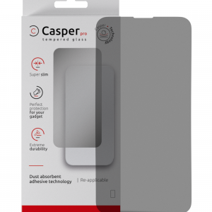 Casper Pro Tempered Glass For iPhone 15 Plus / 16 Plus (Retail Pack) (Privacy)