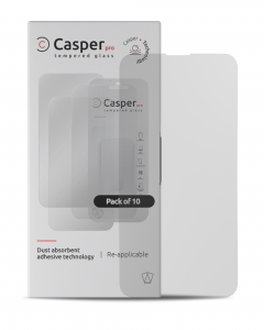 Casper Pro Tempered Glass For iPhone 15 / 16 (10 Pack) (Matte)