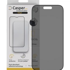 Casper Pro Edge Tempered Glass For iPhone 15 Pro Max (Retail Pack) (Privacy)