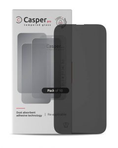 Casper Pro Tempered Glass For iPhone 15 Pro Max (10 Pack) (Privacy)
