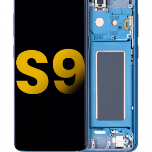 OLED Assembly With Frame For Samsung Galaxy S9 (Refurbished) (Coral Blue)