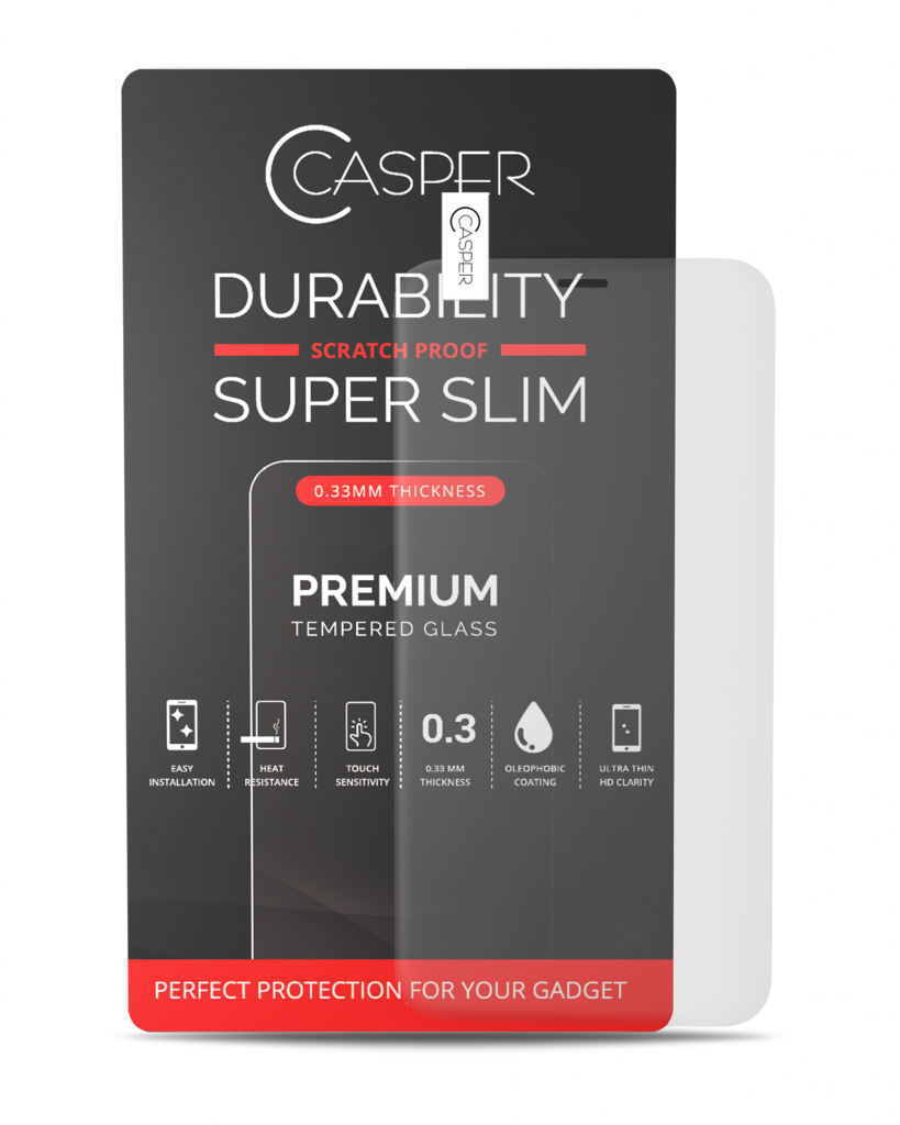 Casper Tempered Glass For iPhone X / XS / 11 Pro (Retail Pack) (Matte)
