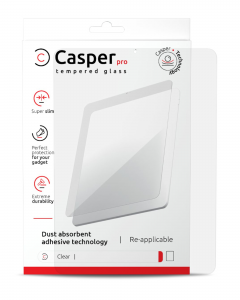 Casper Pro Tempered Glass For iPad Pro 11" 1st Gen / Pro 11" 2nd Gen / Pro 11" 3rd Gen / Pro 11" 4th (2022) / Air 4 / Air 5 (Retail Pack) (Clear)