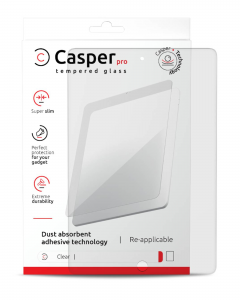 Casper Pro Tempered Glass For iPad Pro 12.9 3rd Gen (2018) / iPad 12.9 4th Gen (2020) / iPad 12.9 5th Gen (2021) / iPad 12.9 6th Gen (2022) (Retail Pack) (Clear)