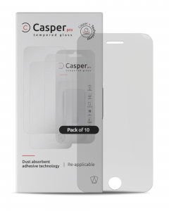 Casper Pro Tempered Glass For iPhone 6 / 6S / 7 / 8 / SE (2020) / SE (2022) (10 Pack) (Clear)