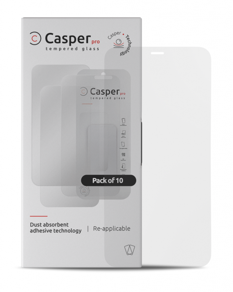 Casper Pro Tempered Glass For iPhone X / XS / 11 Pro (10 Pack) (Matte)