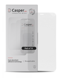 Casper Pro Tempered Glass For iPhone XS Max / 11 Pro Max (10 Pack) (Clear)