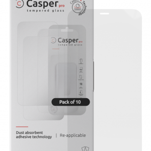 Casper Pro Tempered Glass For iPhone 12 Pro Max (10 Pack) (Clear)