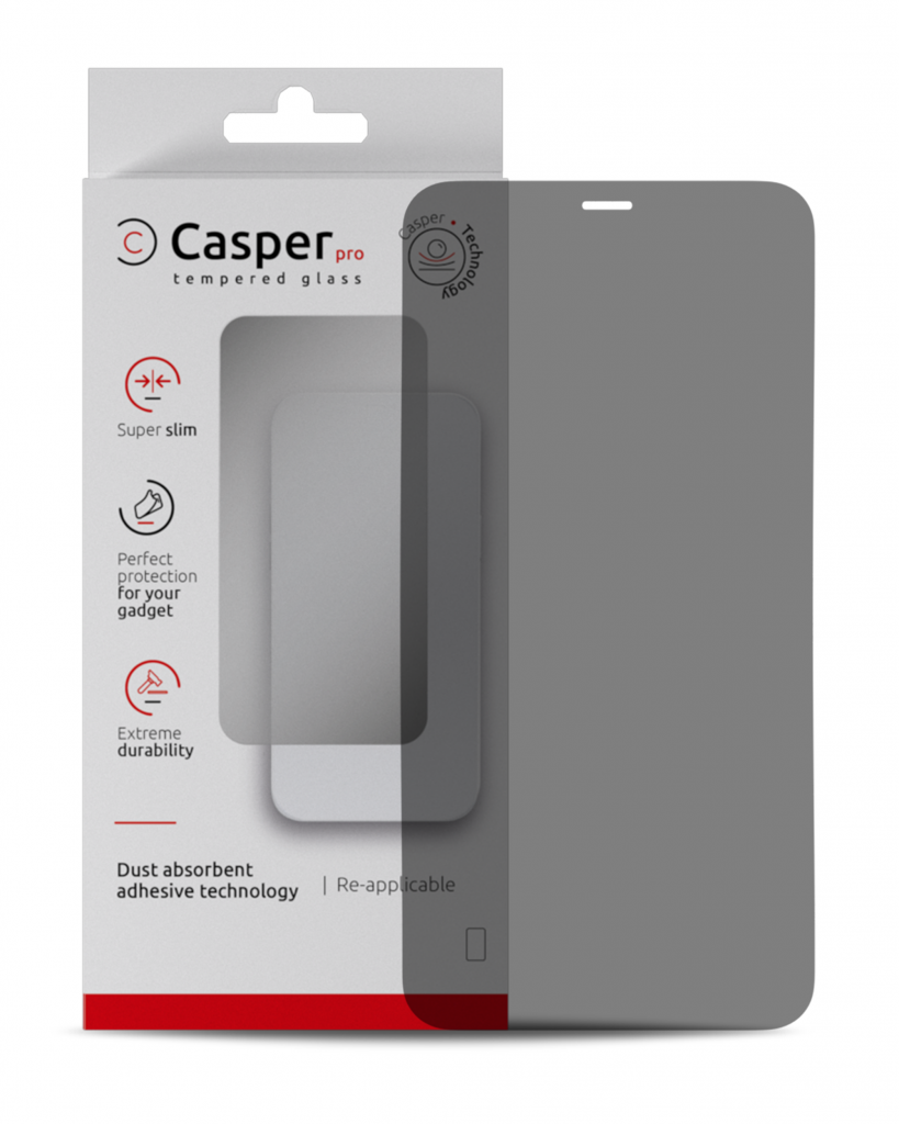 Casper Pro Tempered Glass For iPhone 12 Mini (Retail Pack) (Privacy)