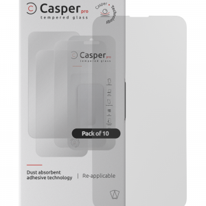 Casper Pro Tempered Glass For iPhone 13 / 13 Pro / 14 / 16e / 17e (10 Pack) (Matte)