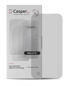 Casper Pro Tempered Glass For iPhone 15 Pro Max (10 Pack) (Matte)
