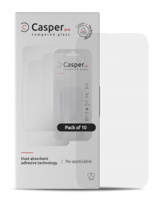 Casper Pro Tempered Glass For iPhone 14 Pro (10 Pack) (Clear)