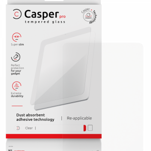 Casper Pro Tempered Glass For iPad Air 11" (2024) / Air 11" (2025)/ Air 11"M4 (2026) (Retail Pack) (Clear)