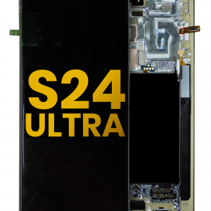 OLED Assembly With Frame For Samsung Galaxy S24 Ultra (Assembled Service Pack) (Titanium Yellow)
