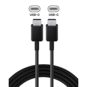 USB-C to C (3ft) Cable For Samsung (OEM Grade New) (Bulk Packaging) (Black)