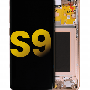 OLED Assembly With Frame For Samsung Galaxy S9 (Refurbished) (Sunrise Gold)