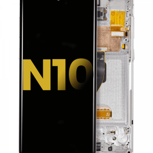 OLED Assembly With Frame For Samsung Galaxy Note 10 (Refurbished) (Aura White)