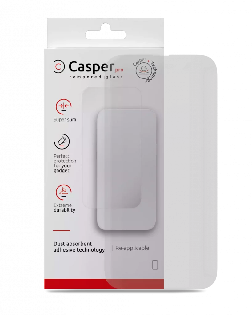 Casper Pro Tempered Glass For iPhone 16 Pro Max / 17 Pro Max (Retail Pack) (Matte)