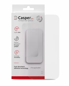 Casper Pro Tempered Glass For iPhone 16 Pro Max / 17 Pro Max / 18 Pro Max (Retail Pack) (Clear)