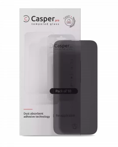 Casper Pro Tempered Glass For iPhone 16 Pro / 17 / 17 Pro (10 Pack) (Privacy)