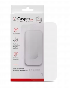 Casper Pro Tempered Glass For iPhone 16 Pro / 17 / 17 Pro / 18 Pro (Retail Pack) (Clear)