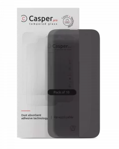 Casper Pro Tempered Glass For iPhone 16 Pro Max / 17 Pro Max (10 Pack) (Privacy)