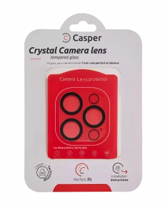 Casper Camera Lens Protector For iPhone 16 Pro / 16 Pro Max (Crystal Full Cover)