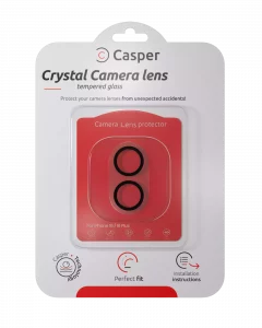 Casper Camera Lens Protector For iPhone 17 / 16 / 16 Plus (Crystal Full Cover)