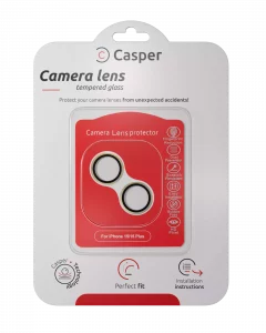 Casper Camera Lens Protector For iPhone 15 / 15 Plus (yellow) (Clear)