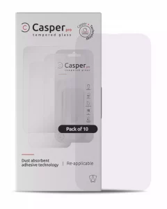 Casper Pro Tempered Glass For iPhone 12 Pro Max (Case Friendly) (10 Pack) (Clear)