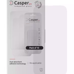 Casper Pro Tempered Glass For iPhone 12 Pro Max (Case Friendly) (10 Pack) (Clear)