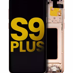 OLED Assembly With Frame For Samsung Galaxy S9 Plus (Refurbished) (Sunrise Gold)