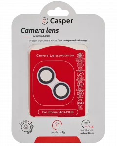 Casper Camera Lens Protector For iPhone 14 / 14 Plus (Purple) (Clear)