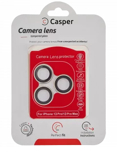 Casper Camera Lens Protector For iPhone 13 Pro / 13 Pro Max (Gold) (Clear)