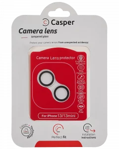 Casper Camera Lens Protector For iPhone 13 / 13 Mini (Silver) (Clear)