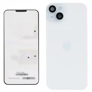 Back Glass w/ MagSafe Magnet & NFC & Flashlight Flex For IPhone 15 Plus (Genuine OEM) (Blue)