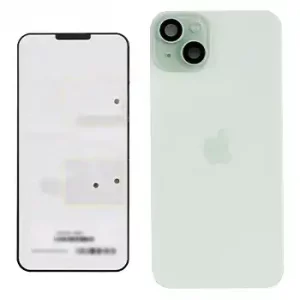 Back Glass w/ MagSafe Magnet & NFC & Flashlight Flex For IPhone 15 Plus (Genuine OEM) (Green)