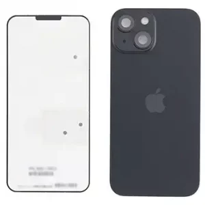 Back Glass w/ MagSafe Magnet & NFC & Flashlight Flex For IPhone 15 (Genuine OEM) (Black)