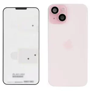 Back Glass w/ MagSafe Magnet & NFC & Flashlight Flex For IPhone 15 (Genuine OEM) (Pink)
