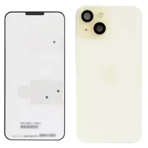 Back Glass with MagSafe Magnet & NFC & Flashlight Flex For iPhone 15 (Genuine OEM) (Yellow)
