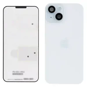 Back Glass w/ MagSafe Magnet & NFC & Flashlight Flex For IPhone 15 (Genuine OEM) (Blue)